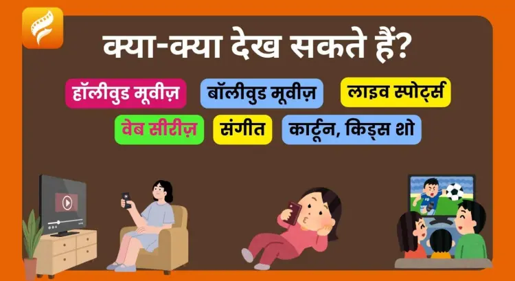 कंटेंट के प्रकार — आप क्या-क्या देख सकते हैं?